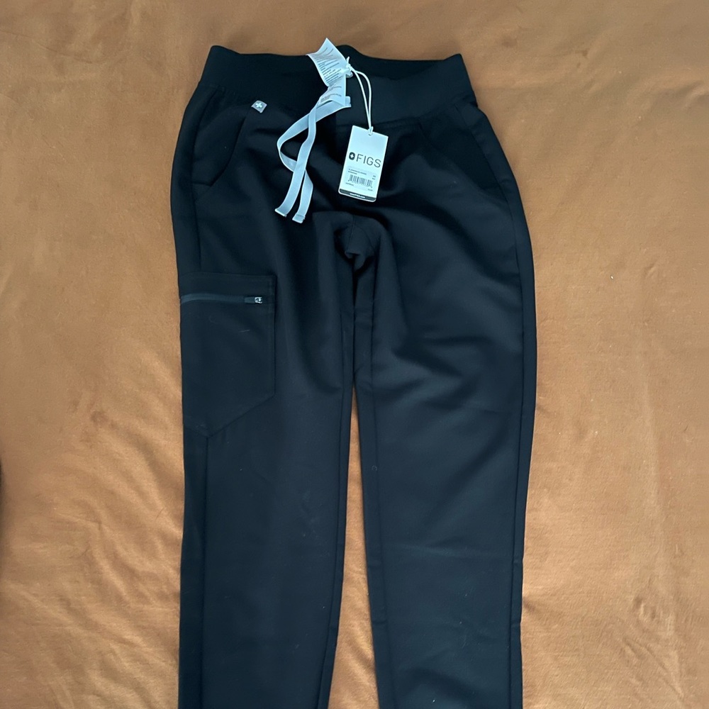 Fig black jogger scrubs